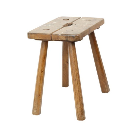 Image 1 of Character Milk Stool Solid Wood