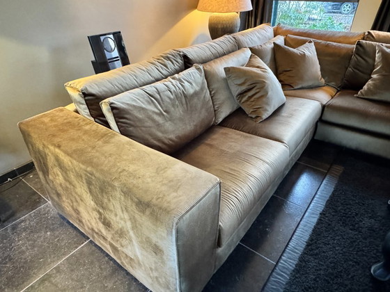 Image 1 of Canapé d'angle familial doré De Toren