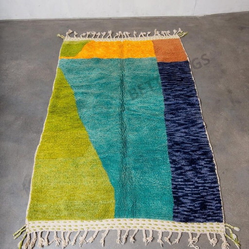 Magnificent custom-made handmade Berber rug with colorful patterns, 1.5/2.5 m – Alberto Bazzani (photo 2 of 5)
