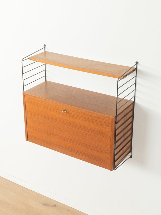 1950er Jahre Wandregal, Nils Strinning – Wall cabinet, Metal, Wood (photo 13 of 13)