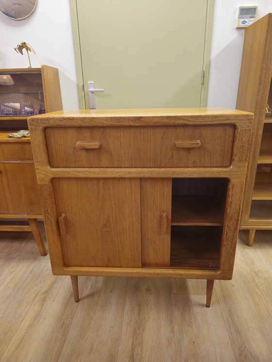 Image 1 of Vintage Silkeborg Armadio Cassettiera Porte scorrevoli Armadio