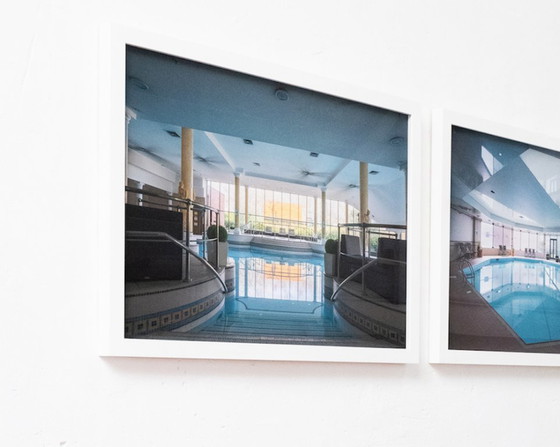 Image 1 of Empty Swimming Pool — color framed photograph 70x100cm