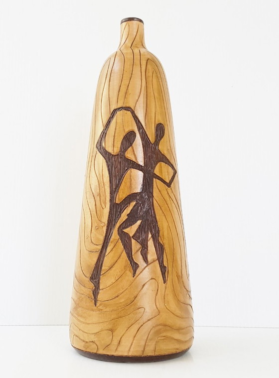 Image 1 of VASE ARS DERUTA ITALY EN CERAMIQUE 1950 VINTAGE 50S 50'S ROCKABILLY ANNEES 50