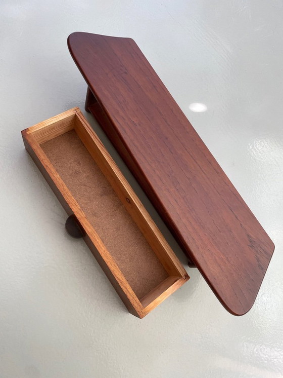 Image 1 of vintage teak design danese HANGING BOX Armadio di metà secolo