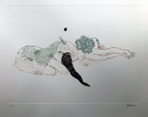 Gravure Originale • Œillades Ciselées 13 • Hans Bellmer • 1972