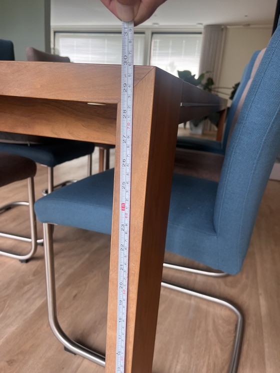 Image 1 of Eetkamer tafel met 6 stoelen 