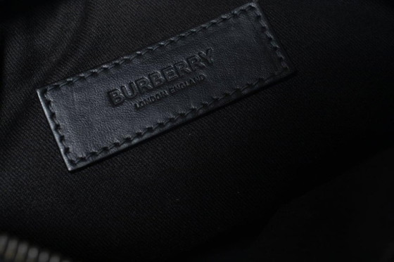 Image 1 of Burberry, Check print rambler bag in canvas