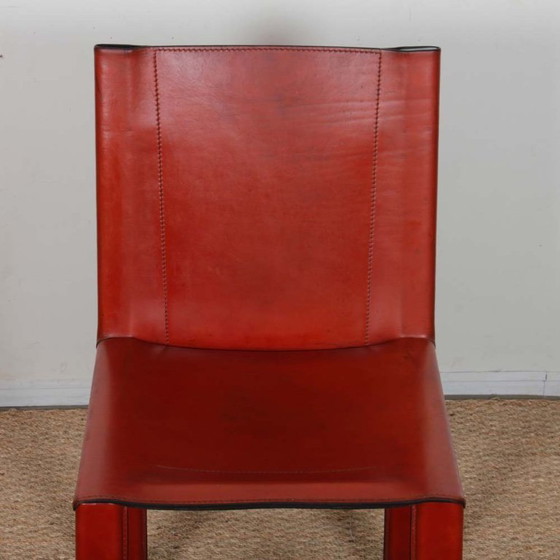 Image 1 of Ensemble de 8 chaises par Carlo Bartoli pour Matteo Grassi, 1980