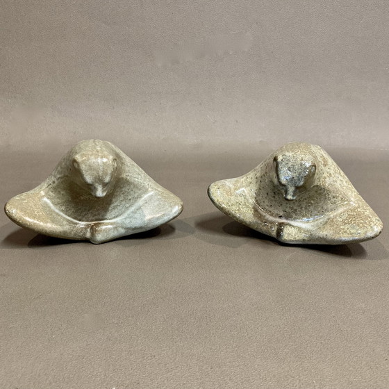Image 1 of Pair of "Scandinavian Design 1950" ceramics