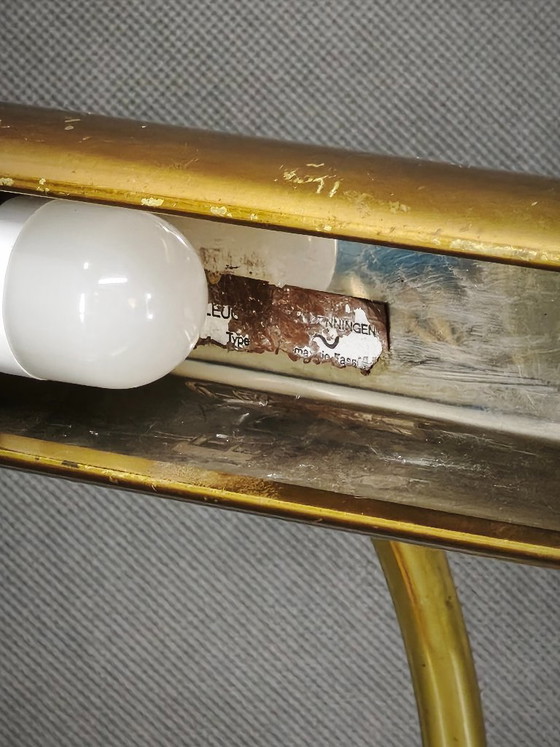 Verstellbare Messing-Schreibtischlampe, Deutschland, 1960er Jahre – Tischlampen, Brass (photo 8 of 12)