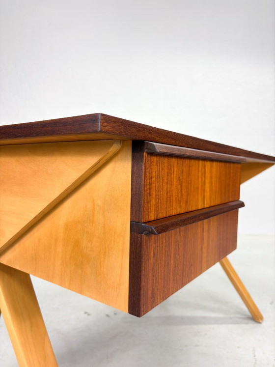 Image 1 of Scrivania Pastoe 'EB32' serie betulla di Cees Braakman
