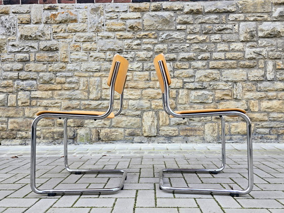 Image 1 of Thonet S 43 stoelen, Bauhaus-stijl, Mid-Century Modern, jaren 60, 70, 50, 30, Vintage