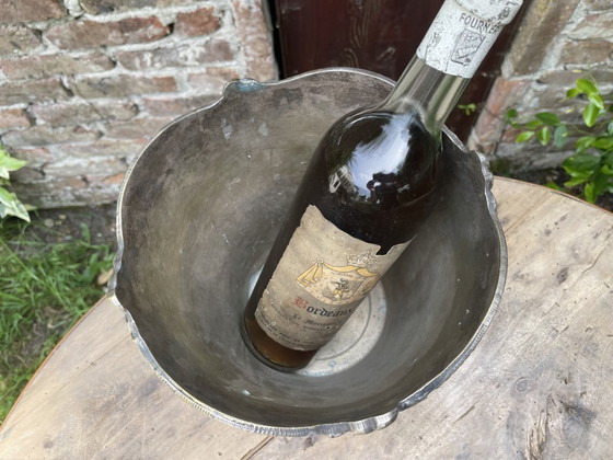 Image 1 of Enfriador de champán plateado Enfriador de vino Agrinet Francés