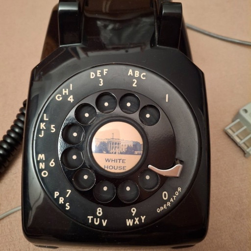 Teléfono con cable "Casa Blanca" para coleccionistas