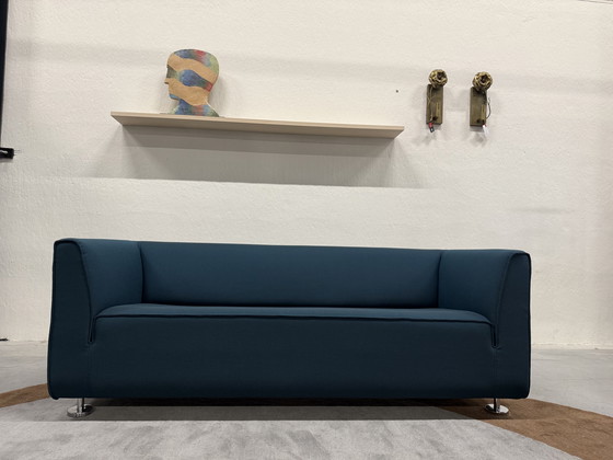 Image 1 of Divano Gelderland 4800 2,5 posti tessuto blu L190