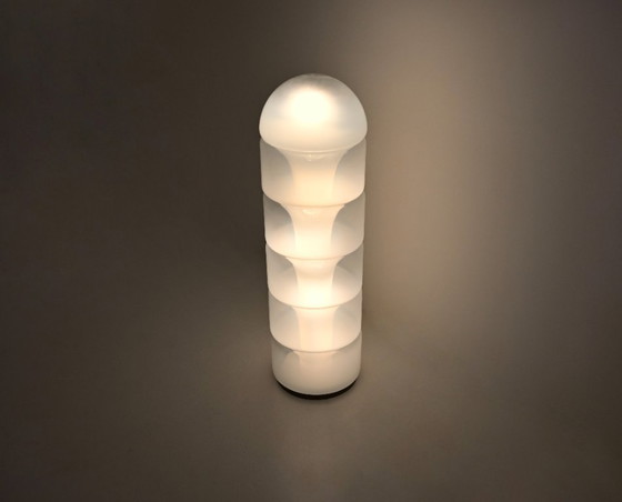 Image 1 of Lampada da terra Sfumato LT316 in vetro di Murano, disegnata da Carlo Nason per Mazzega, anni '70.
