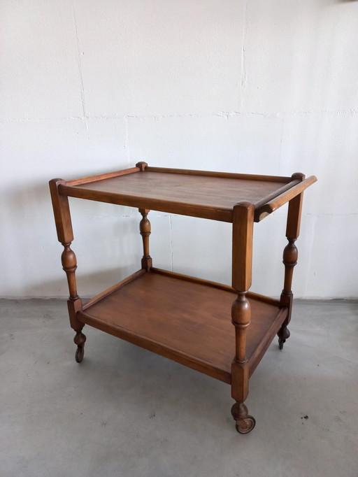 Vintage Wooden Serving Cart/Trolly