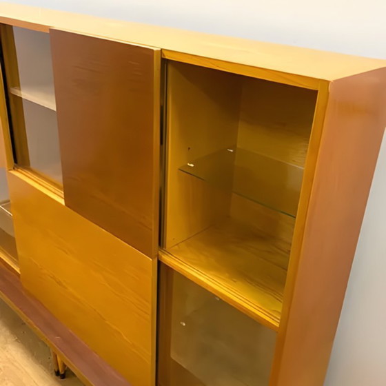 Image 1 of Meuble/bibliothèque rétro, style bruxellois, années 1960