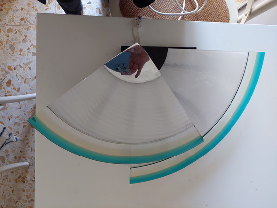 Image 1 of Murano wandlamp uit het midden van de 20e eeuw van Leucos