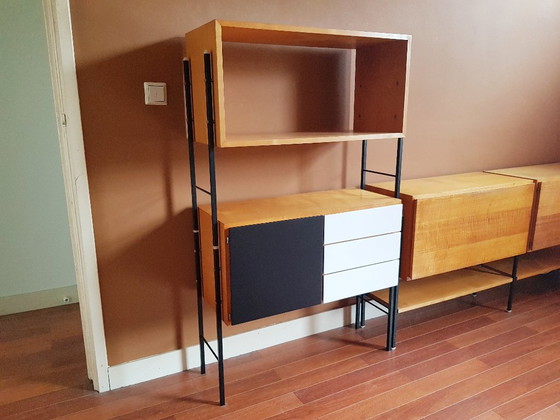 Coen de Vries separador de ambientes Everest, Armarios de pared, Madera, Metal, Marrón, Mid Century Modern (foto 3 de 13)