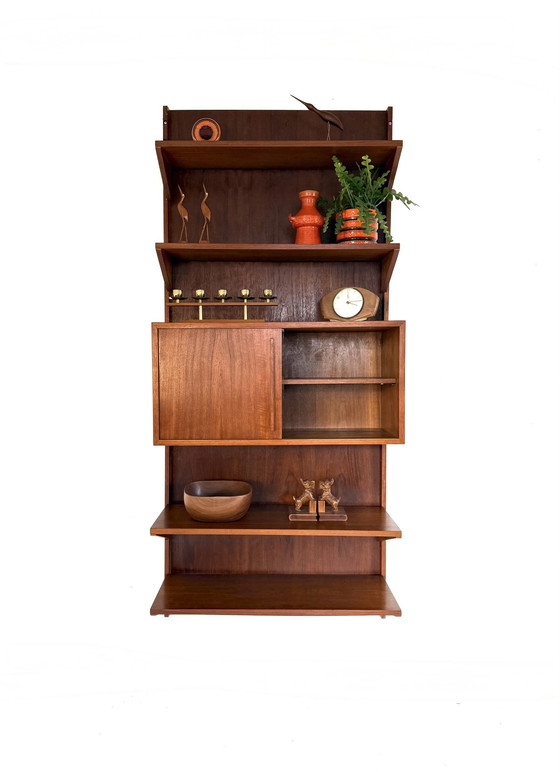 Image 1 of Vintage modular teak wall system '60s