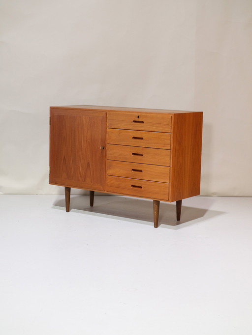 Sideboard Kai Winding chest of drawers teak Danish