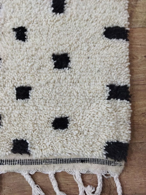 Image 1 of Authentic Handwoven Beni Ourain Berber Tapijt | 294 × 194 cm | Marokkaans Wol