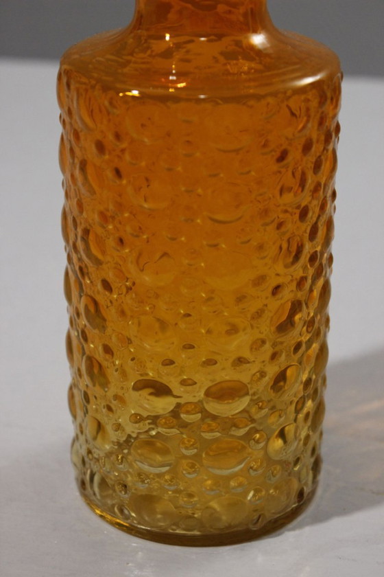 Image 1 of Vintage Space Age Bubble vase design Herbert Kny for VEB Glaswerke 1970s