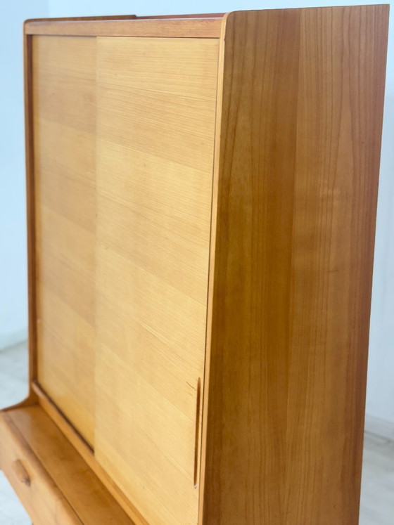 Mobile vintage | Credenza alta | Scaffalatura di metà secolo | Mobile per soggiorno – Vetrine, Wood (photo 10 of 13)