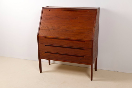 Teak Secretaire by Kai Kristiansen for hjn møbler, 1960s