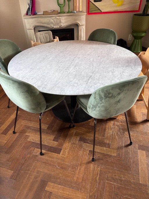 &Tradition In Between SK20 Tavolo da pranzo Marmo Rotondo - 150cm – eettafels, Marble, Metal (photo 2 of 6)