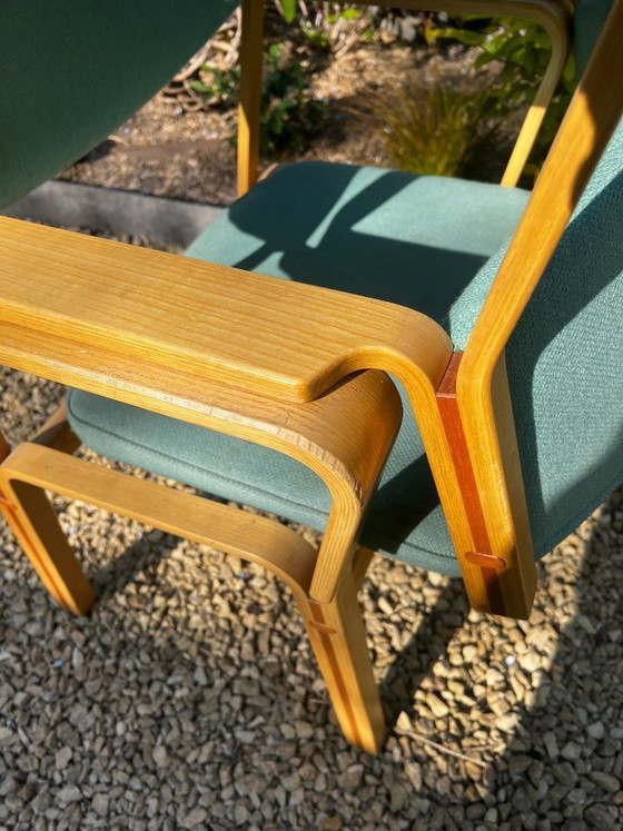 Image 1 of RAR 2X Hans Wegner JH 47-2 bureaustoel, 1980, Denemarken XL