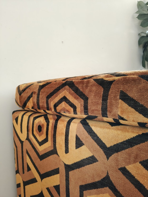 Image 1 of Divano modulare colorato vintage con motivo anni '70