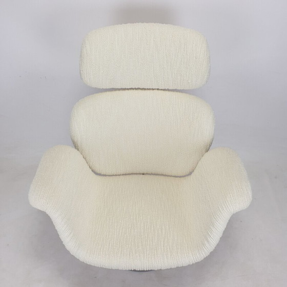 Image 1 of Vintage Tulip fauteuil en voetenbank van Pierre Paulin voor Artifort, jaren 1980