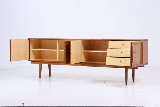 Image 1 of Vintage dressoir 60s Mid Century TV-meubel met laden retro houten opbergruimte #04-22