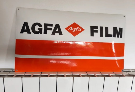 Image 1 of Vintage AGFA emaille bord