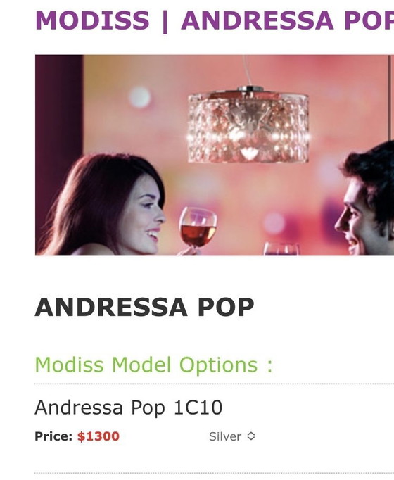 Image 1 of Lampada a sospensione in cristallo di design Modiss Barcelona Andreas Pop di Alfonso Fontal