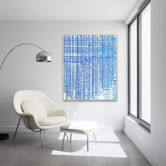 Image 1 of Natia Antadze "Abstract Composition Blue"