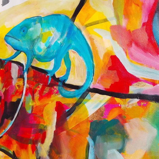 Image 1 of Acrylic painting "Canis lupus familiaris"