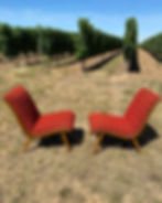 Jens Risom Poltrona Lounge Chair Anni '40 '50 Rosso Boucle Vostra Knoll – Poltrone (photo 18 of 38)