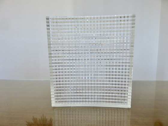 Image 1 of lucite wastepaper basket "Sally designs" USA, 1970