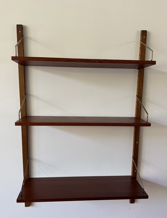 Image 1 of Splendido sistema di pareti divisorie Royal in teak di Poul Cadocius