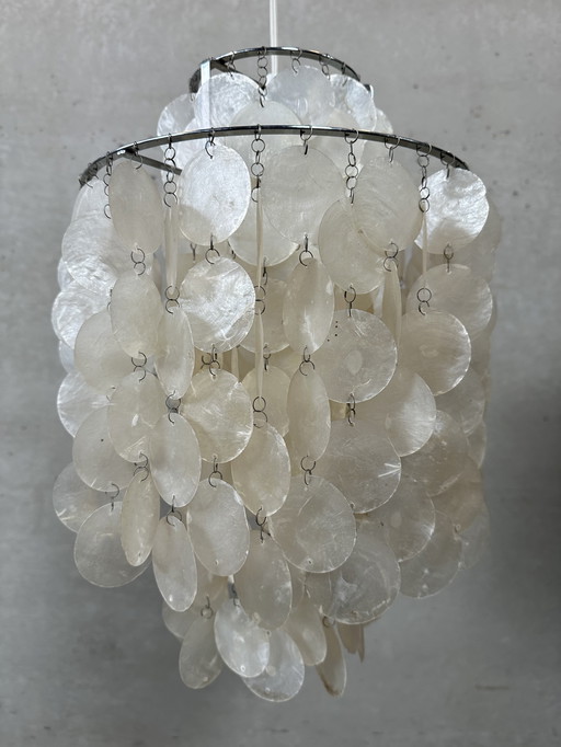 Vintage capiz hanglamp