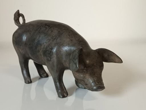Bronze Cochon Femelle Pierre Chenet