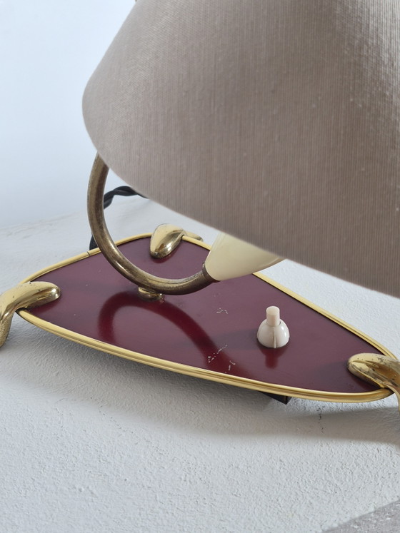 Image 1 of Pair of vintage mid century wall lamps bedside lamps brass 