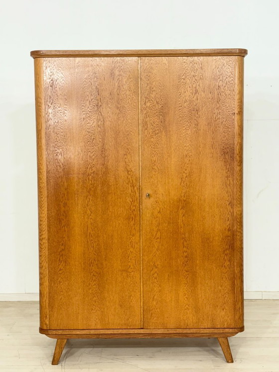 Image 1 of Armadio vintage anni '60 - rovere - armadio per biancheria dal design di metà secolo
