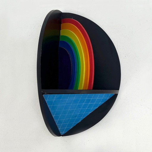Wandskulptur „Arcobaleno“ von Lucio Del Pezzo, 1977