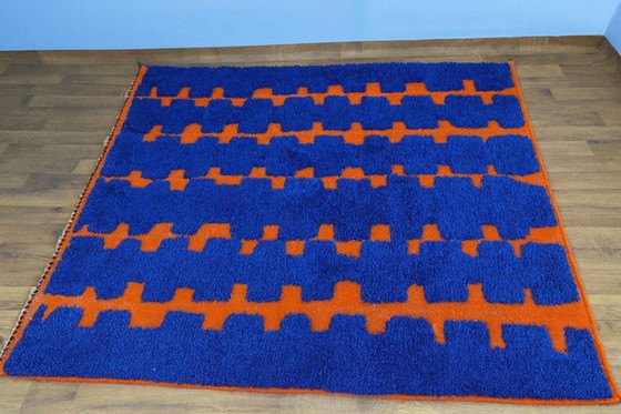 Image 1 of Marokkanischer Teppich aus Naturleinen, 200 x 200 cm