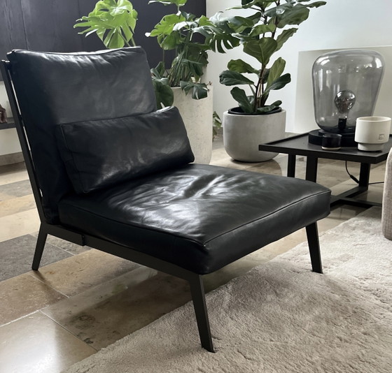 Sessel aus Anilinleder – Leather, Metal (photo 4 of 5)