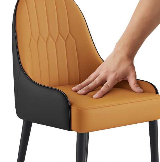 Eetstoelen – Eetkamerstoelen, Leather, Plastic (photo 5 of 5)